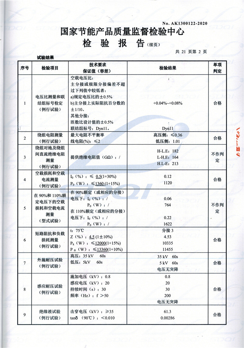 高低压试验报告-S11-1250阜平阜平阜平油浸式变压器-2.jpg